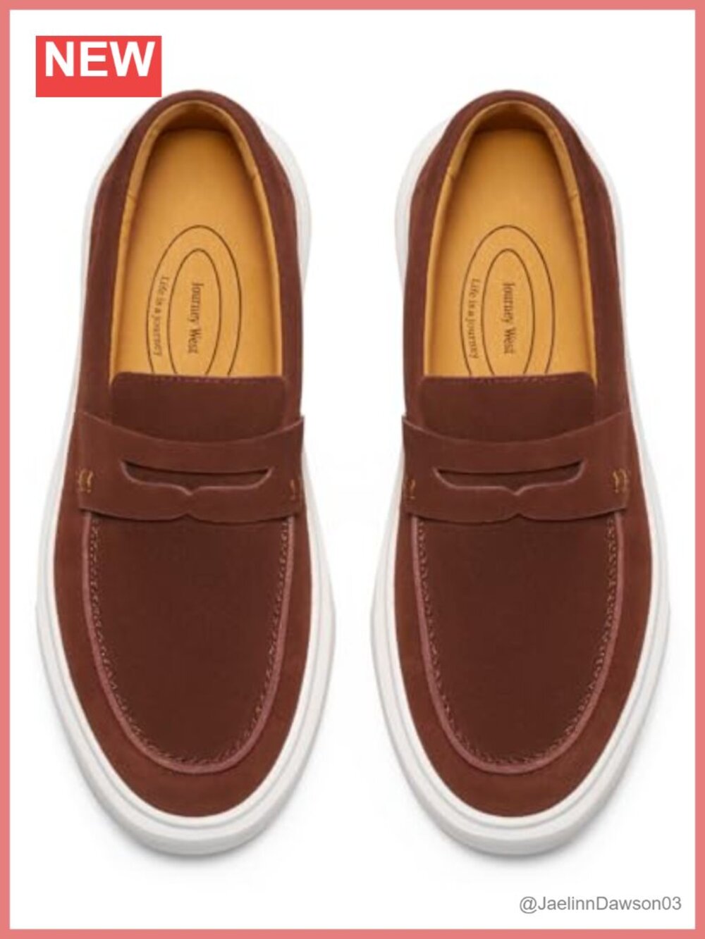 Suede Slip-on Penny Loafers for Women Comfortable Lightweight
